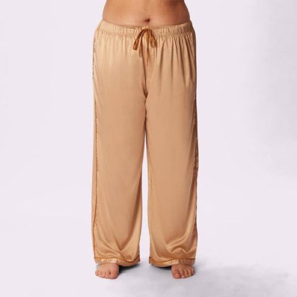 NWT Dream Wide Leg Pants | Luxe Satin | Archive (Toasted Almond) - Picture 2 of 2